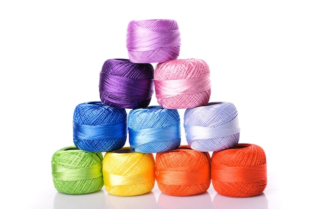 colorful thread set