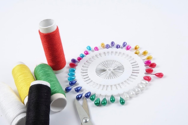 assortment of embroidery kits